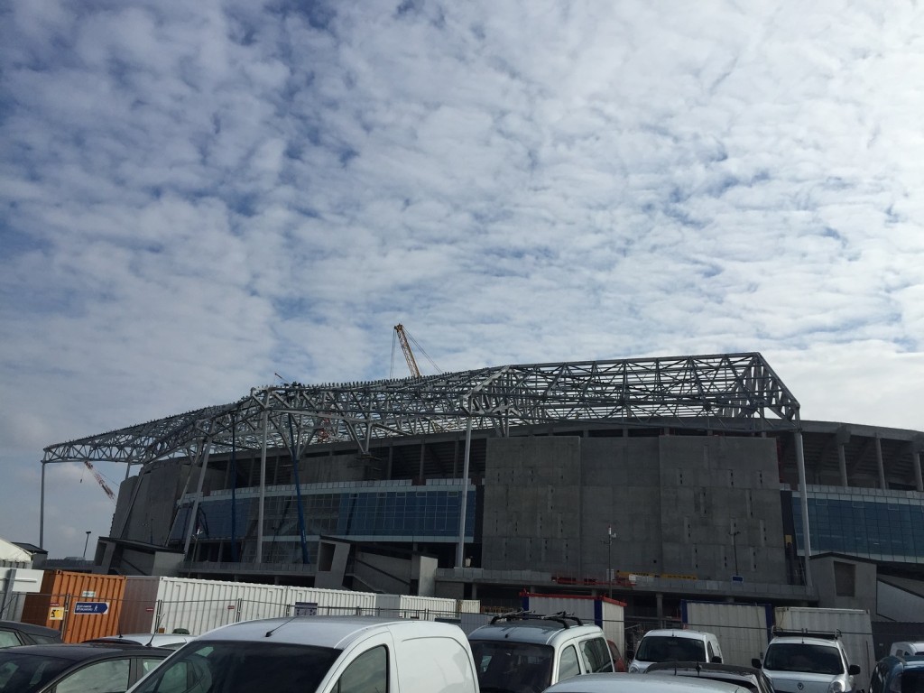 Centre d’entraînement  et tribunes du  Stade de Lyon